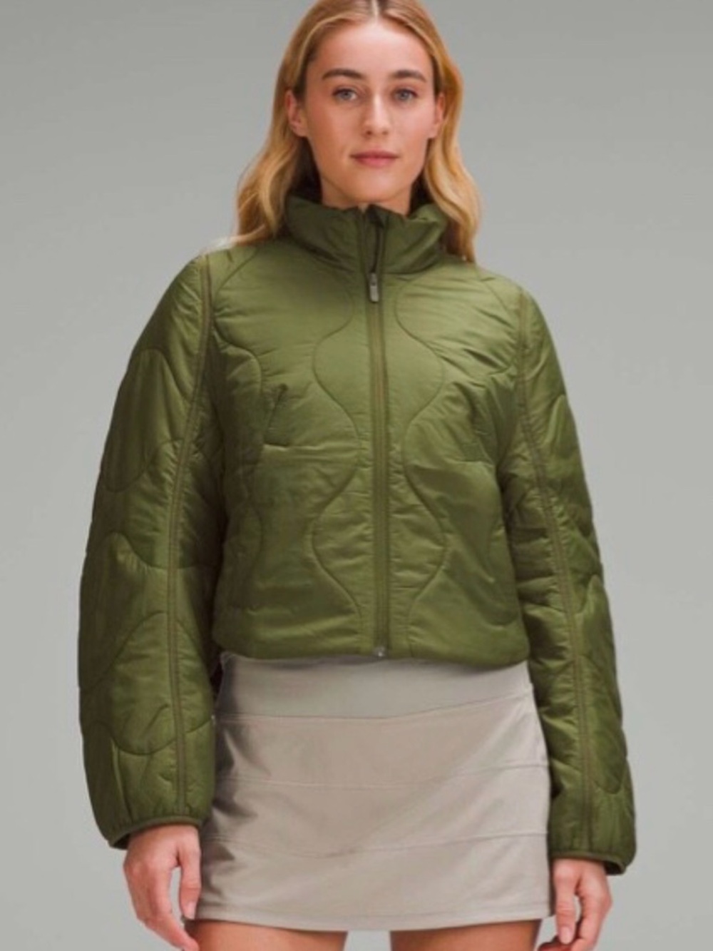 New Lululemon Quilted Light Insulation Cropped Jacket - Size 4